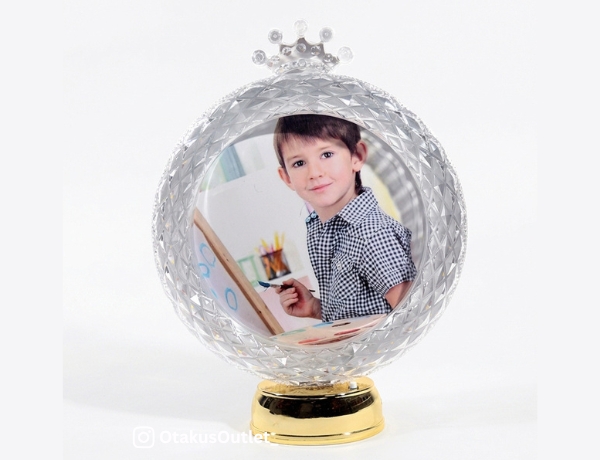Round Crystal King Photo frame - Image 3