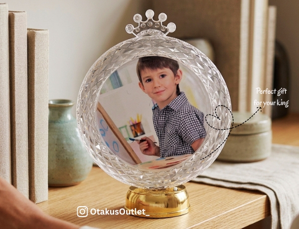 Round Crystal King Photo frame - Image 2