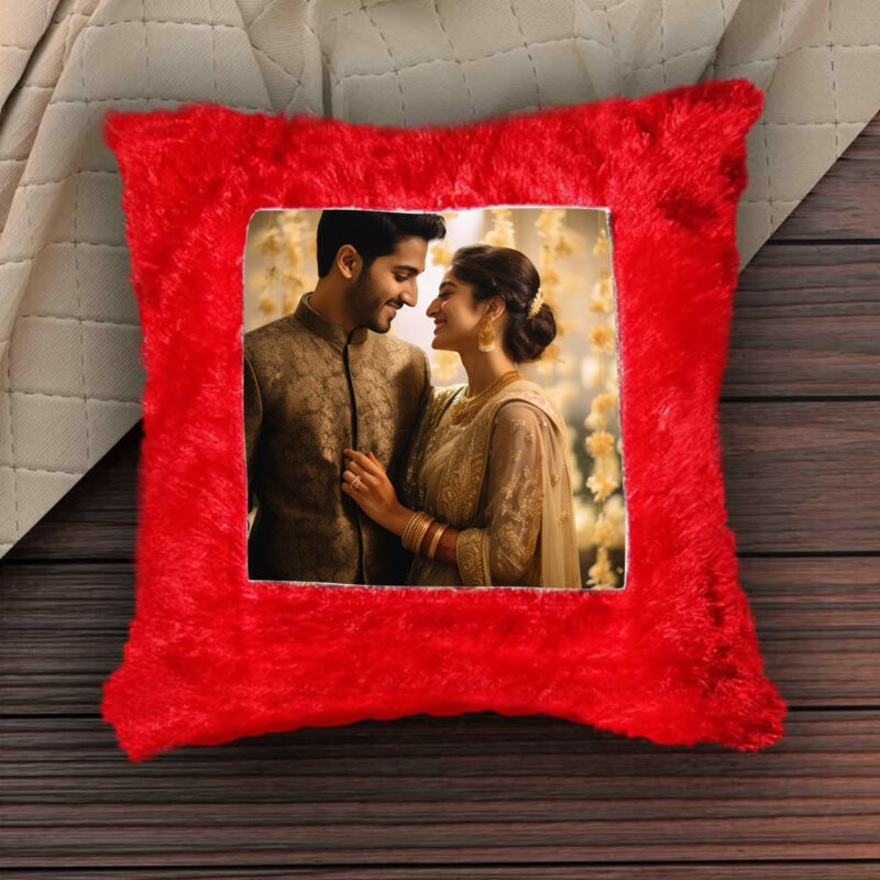 Rectangular Shape Photo Cushion